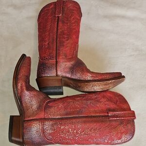 Lucchese Crimson Combat & Moto Boots